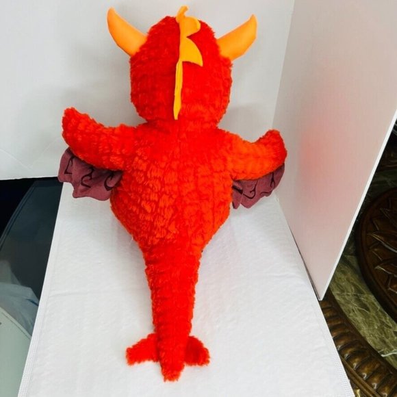 Build-a-Bear Great Wolf Lodge Magiquest 16" Plush Charlock Red Dragon Glow dark - Picture 8 of 15